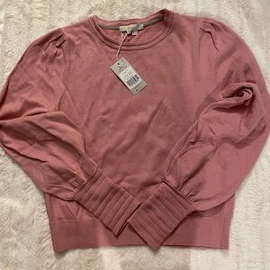 Boden/ NWT/ long sleeve light weight sweater/ pink/ size 8 US